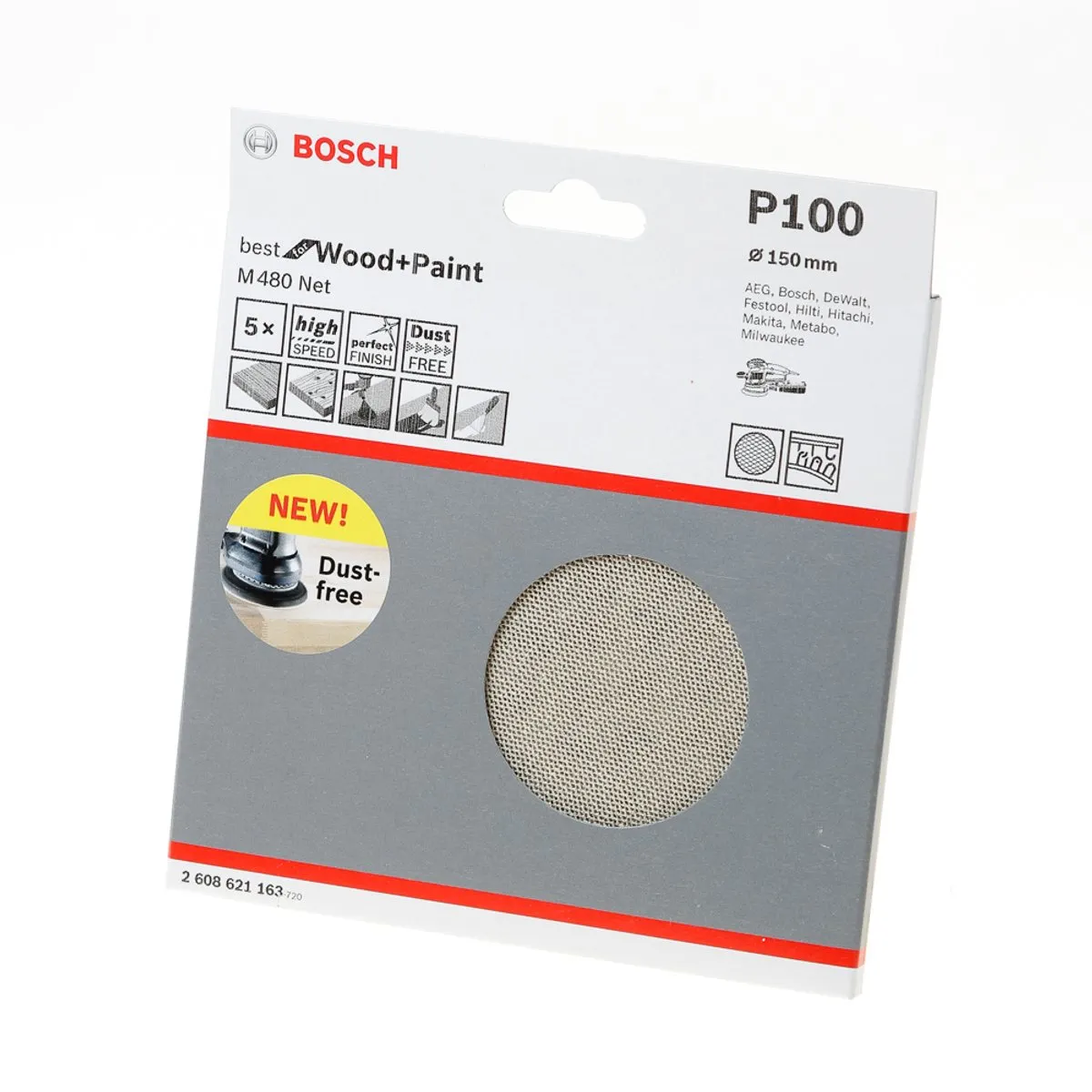 Bosch Schuurschijfnet Wood & Paint 150mm