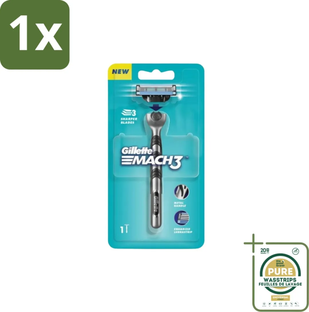 Gillette Mach3 Scheermeshouder + 1 Mesje