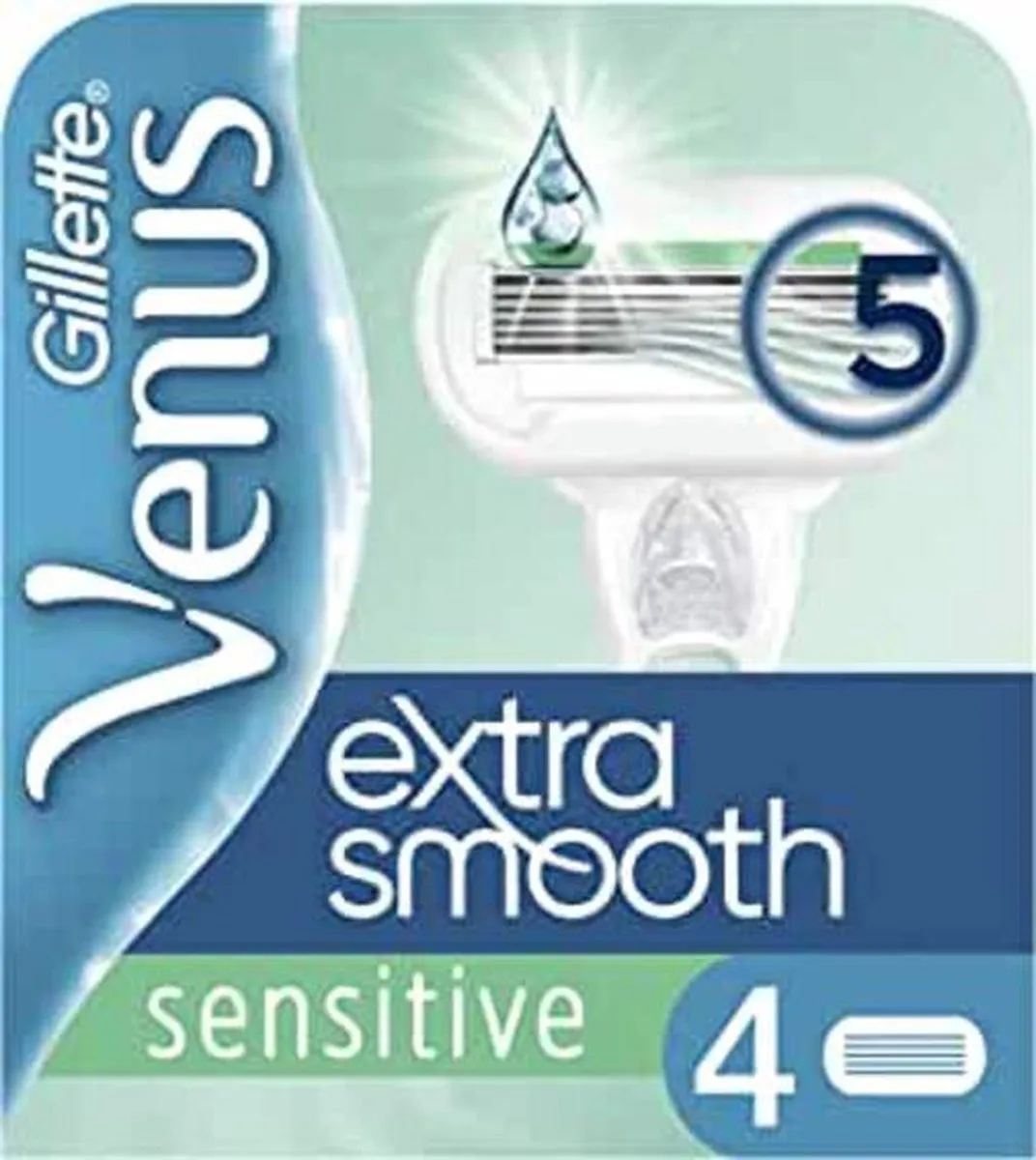 Gillette Venus Scheermesjes Deluxe Smooth Sensitive 5-Blad - 4 Stuks - afbeelding 6 van 6