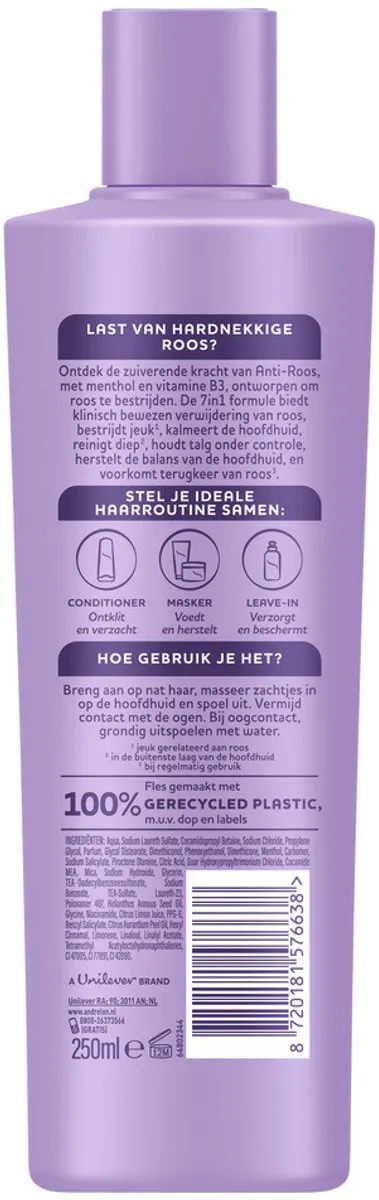 Andrélon Anti-Roos Shampoo 250ml - 10 Stuks