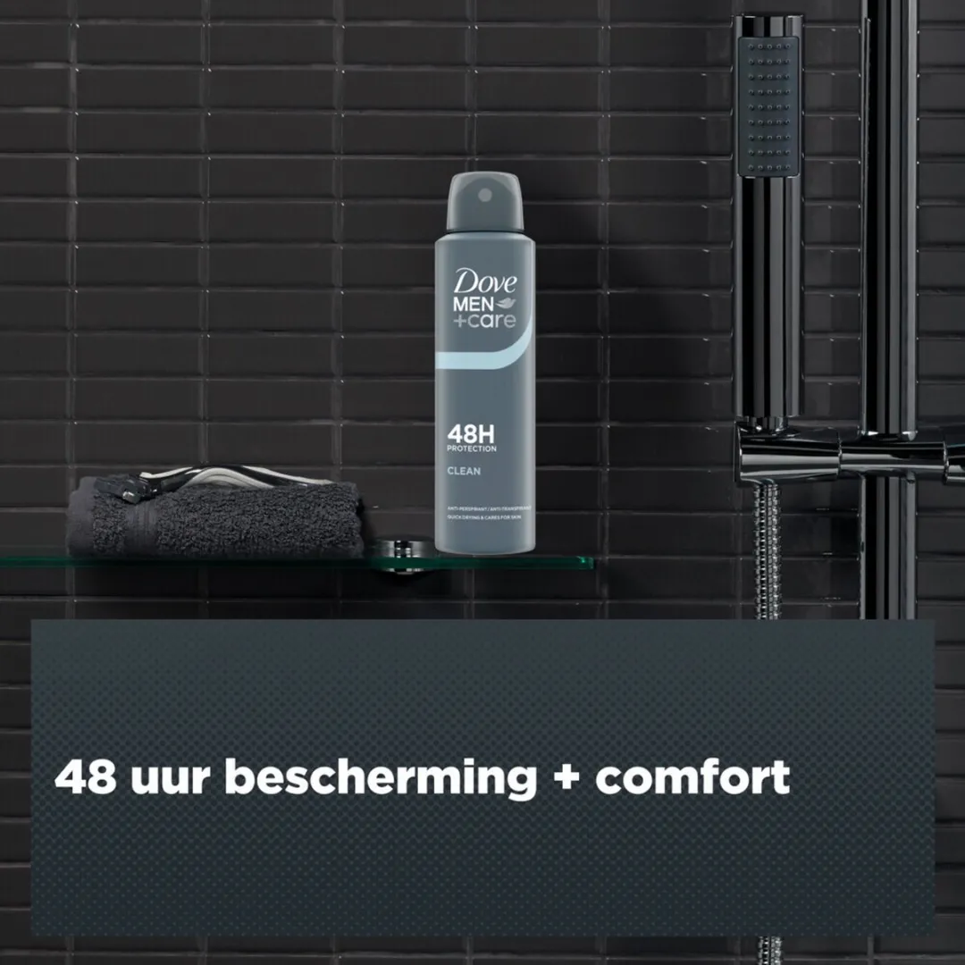 Dove Men+Care Clean Comfort Deodorant - 6x150ml