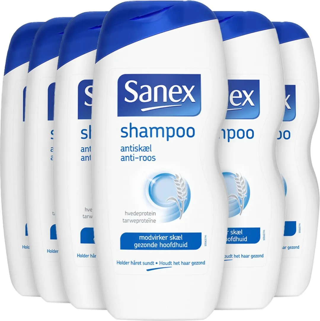 Sanex Anti-Roos Shampoo 6x250ml