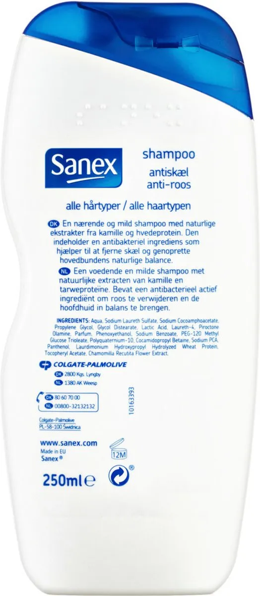 Sanex Anti-Roos Shampoo 6x250ml
