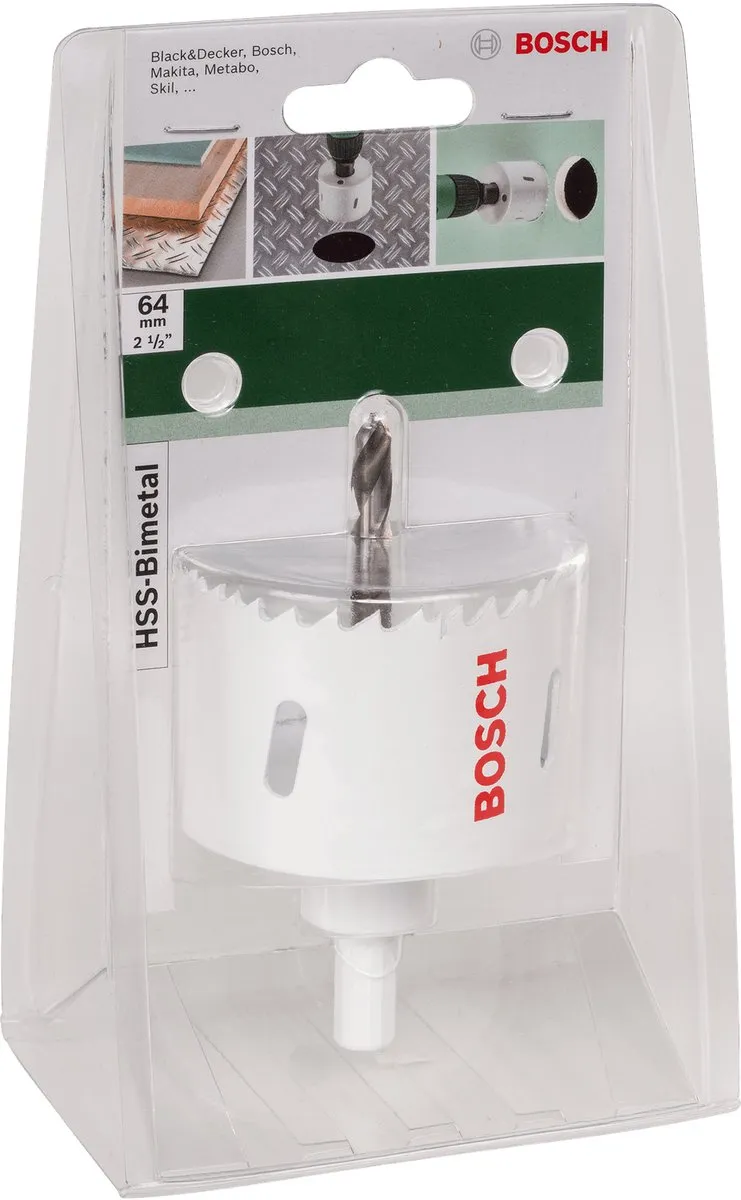 Bosch HSS-Bimetaal Gatzaag 64mm - Metaal