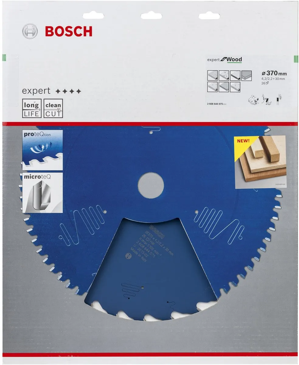 Bosch CIRKZB Expert Wood 370x30x4.2/2.2x26 - afbeelding 3 van 6
