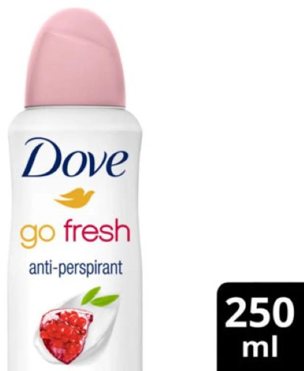 Dove Go Fresh Deo Spray - 750ml (3x250ml)