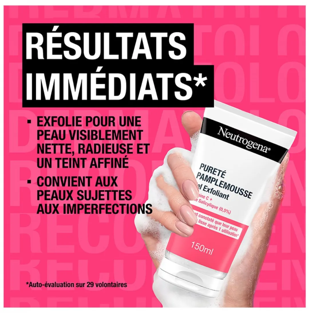 Neutrogena Pure Grapefruit Exfoliërende Gel 150ml