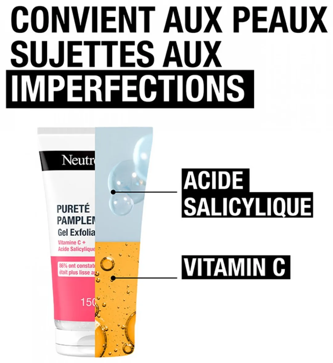 Neutrogena Pure Grapefruit Exfoliërende Gel 150ml