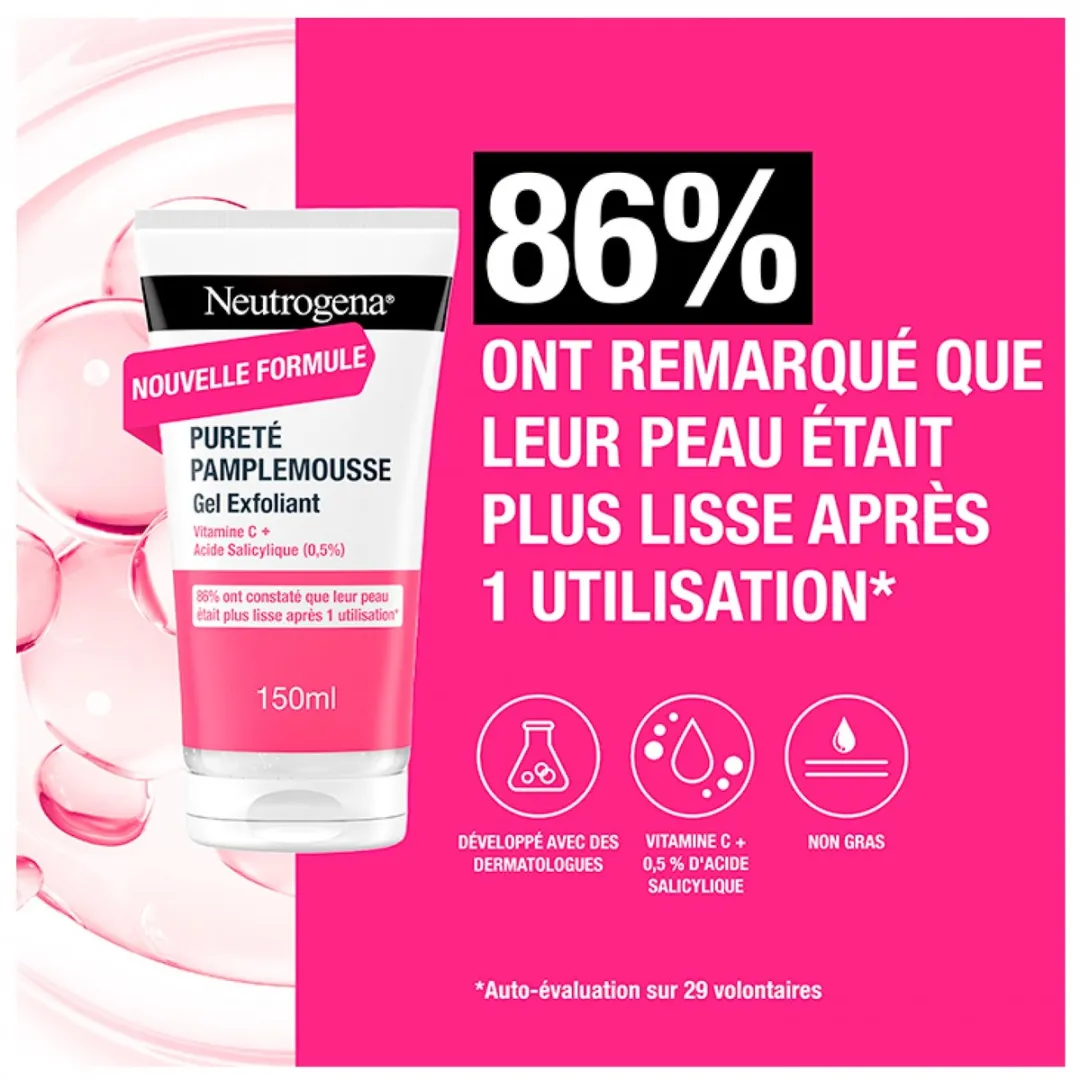 Neutrogena Pure Grapefruit Exfoliërende Gel 150ml