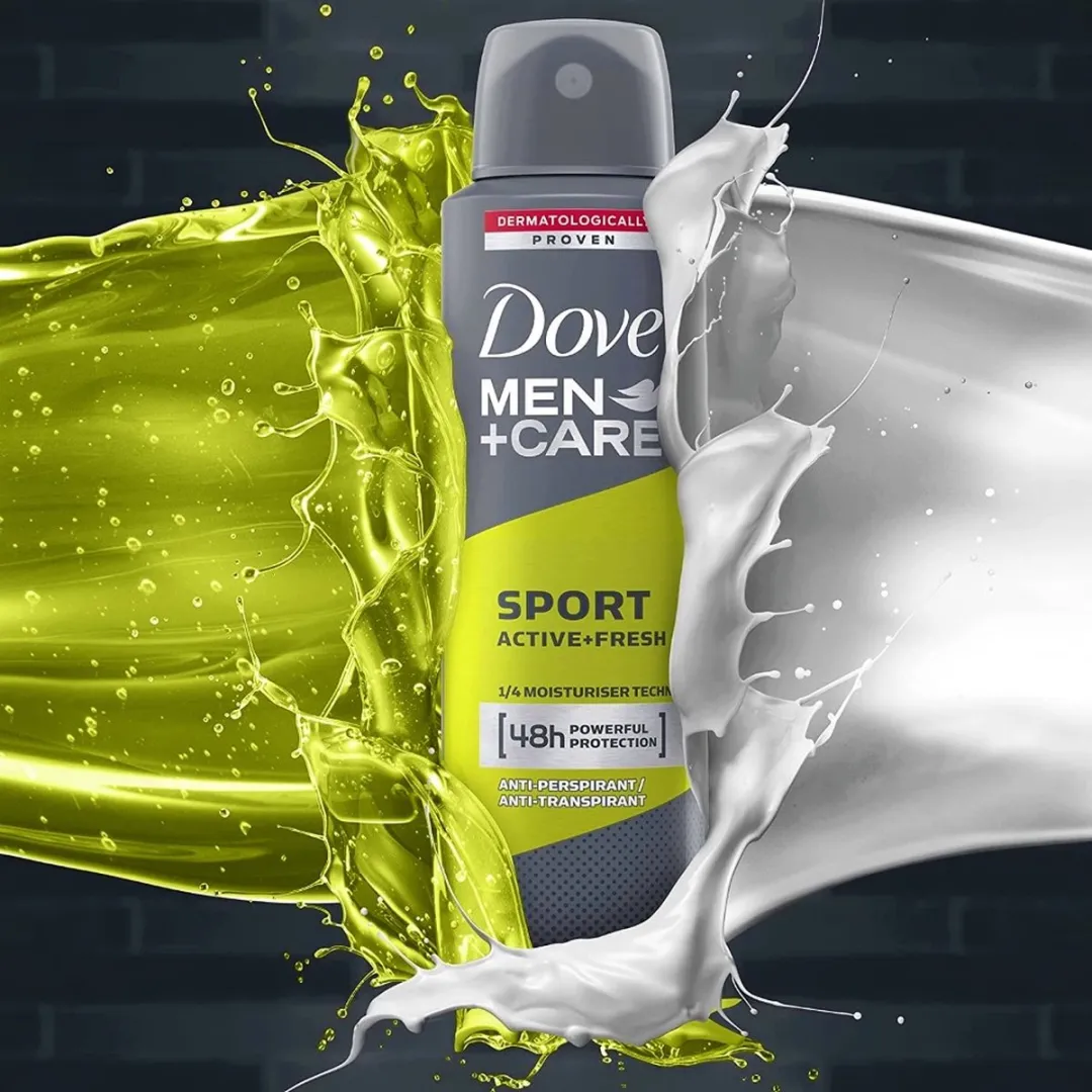 Dove Men+Care Sport Active+Fresh Deo Spray - 4x150ml