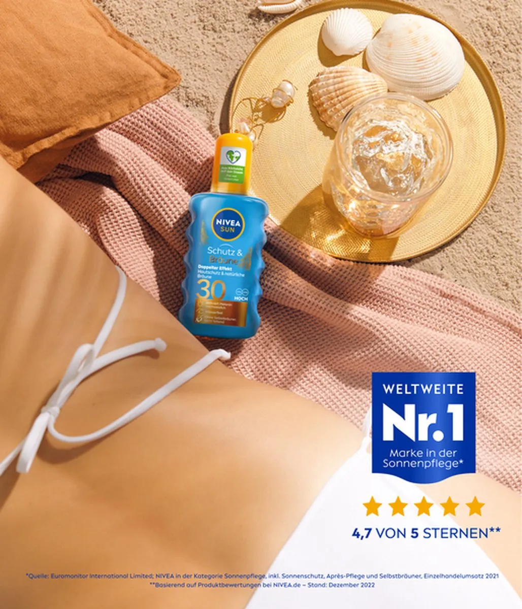 NIVEA SUN Protect & Bronze Zonnebrandspray SPF 30 200ml