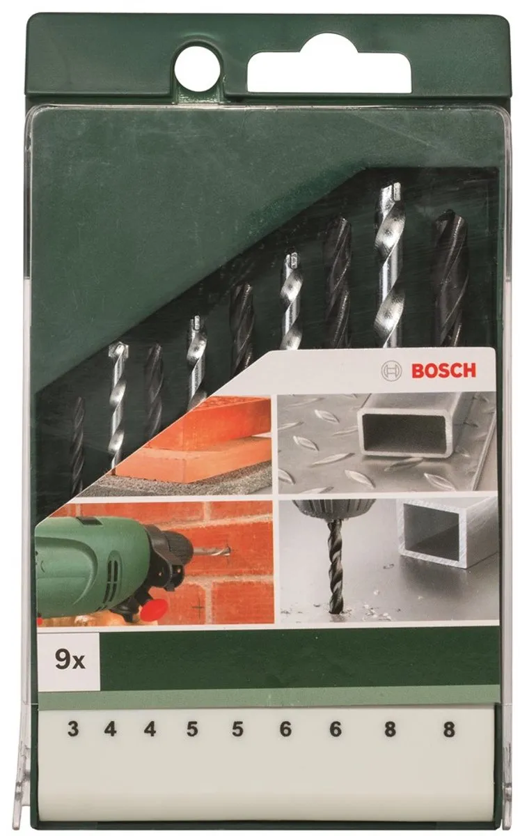 Bosch 9-delige Boorset HSS-R