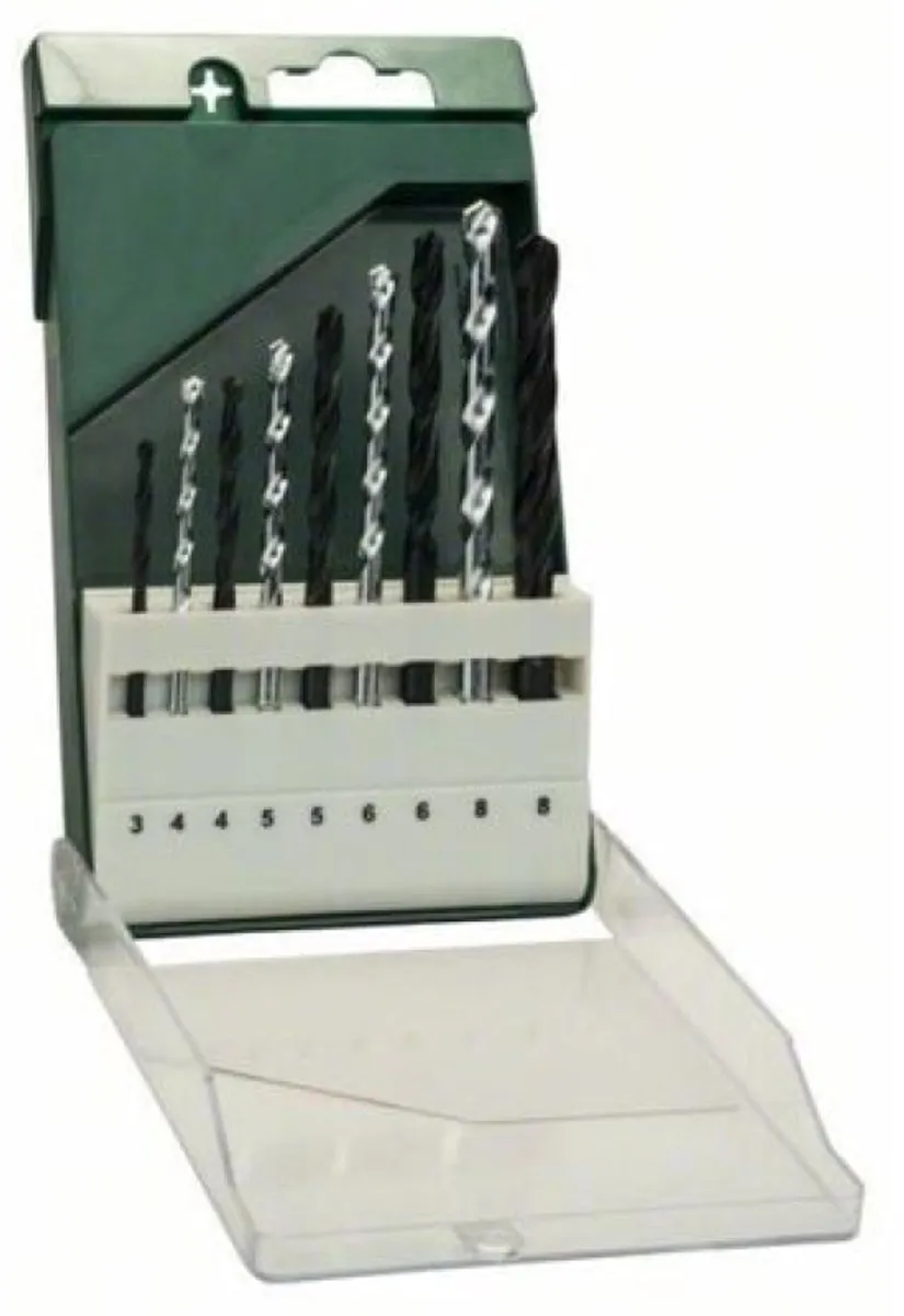 Bosch 9-delige Boorset HSS-R - Metaal/Steen/Hout - afbeelding 3 van 3