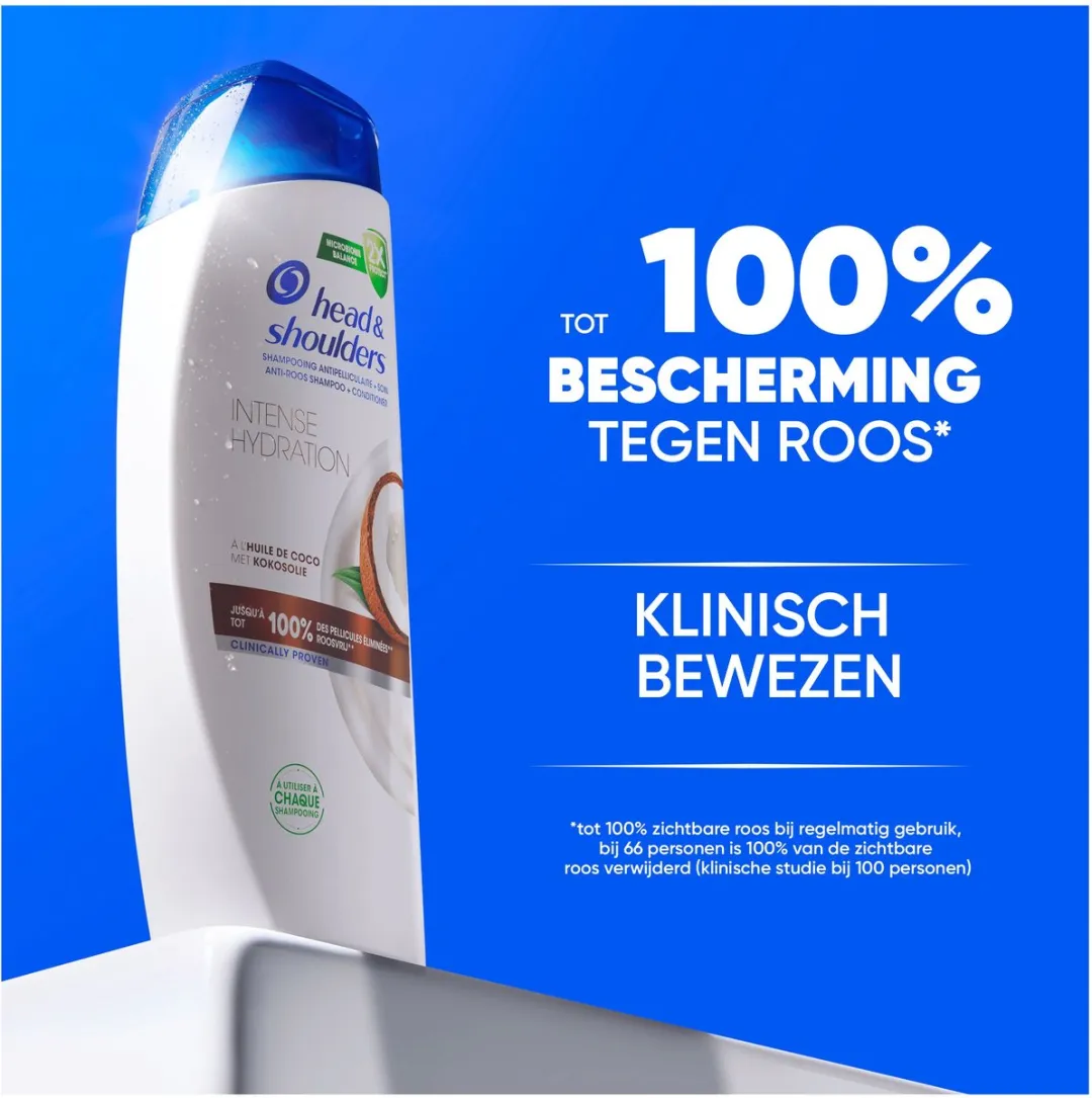 Head & Shoulders Intense Hydration Anti-Roos Shampoo Kokosolie - 6x300ml