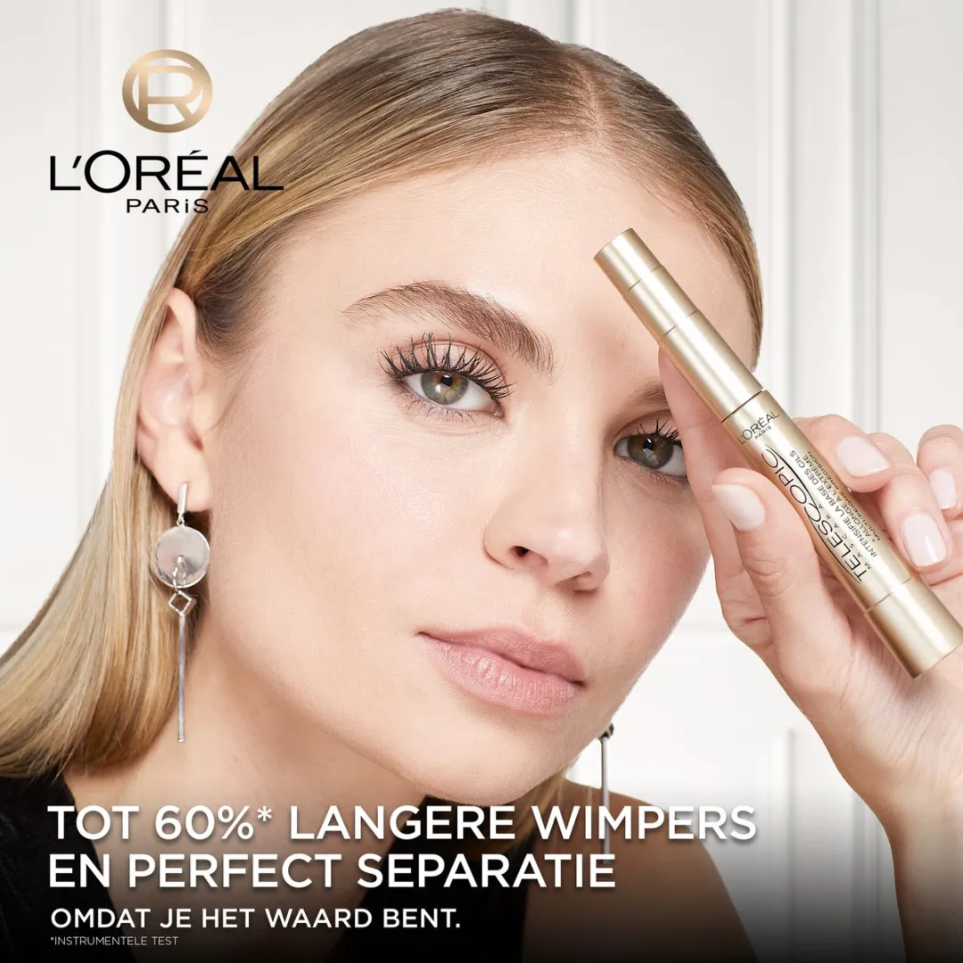 L'Oréal Paris Telescopic Mascara Zwart - 16ml (2x8ml)