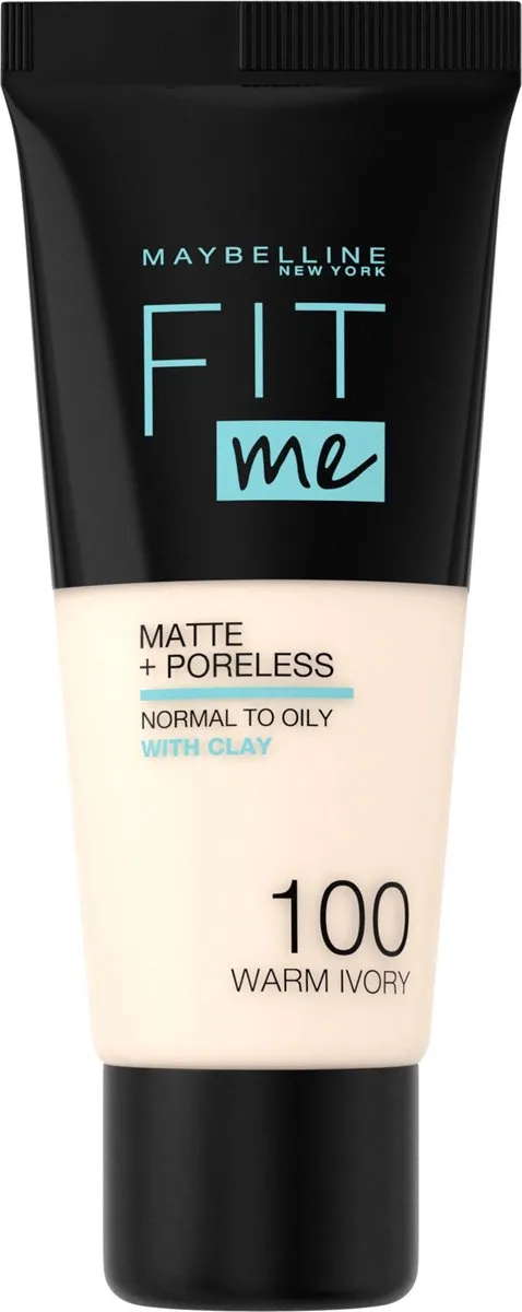 Maybelline Fit Me Matte + Poreless Foundation 100 Warm Ivory