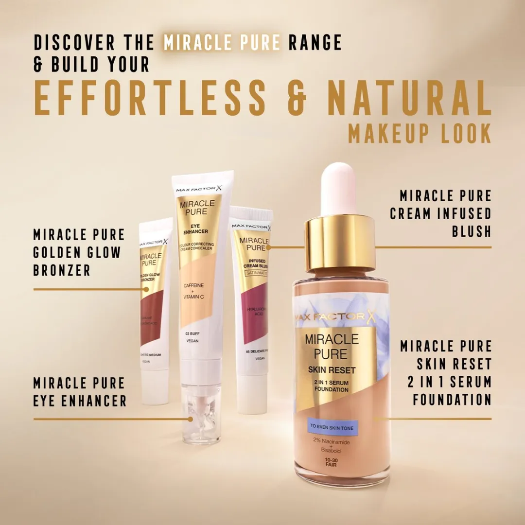Max Factor Miracle Pure Golden Glow Bronzer 15ml - Medium To Deep