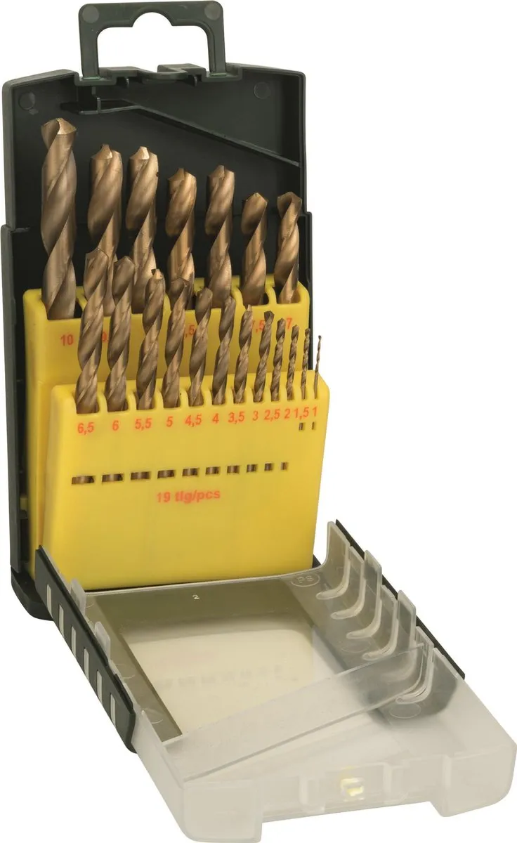 Bosch HSS-TiN Metaalborenset 19-delig 1-10mm