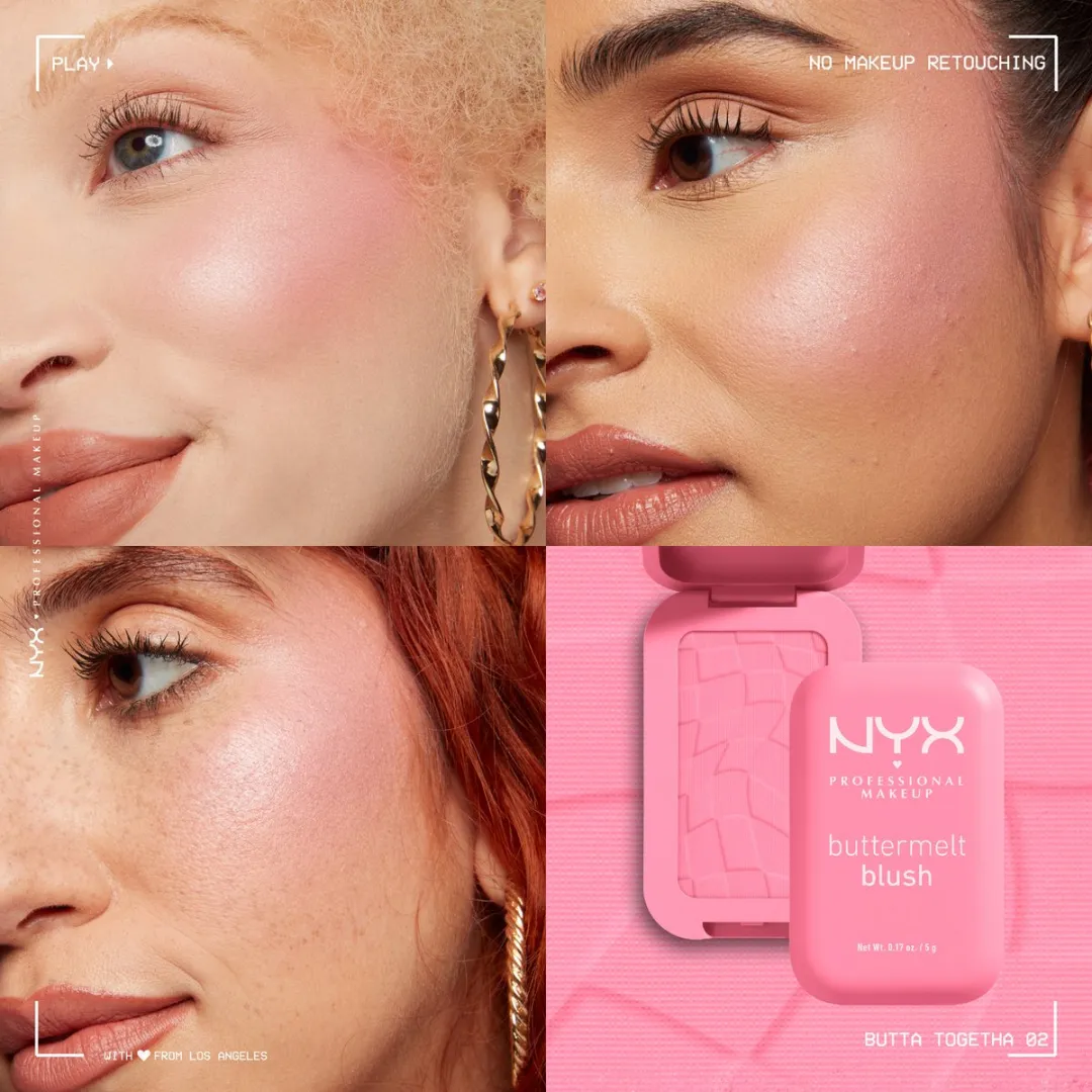 NYX Buttermelt Blush Butta Together 5g