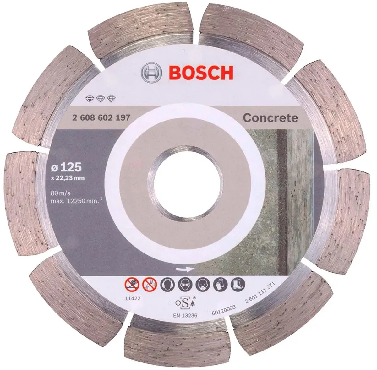 Bosch Diamantdoorslijpschijf Standard 125mm - Beton