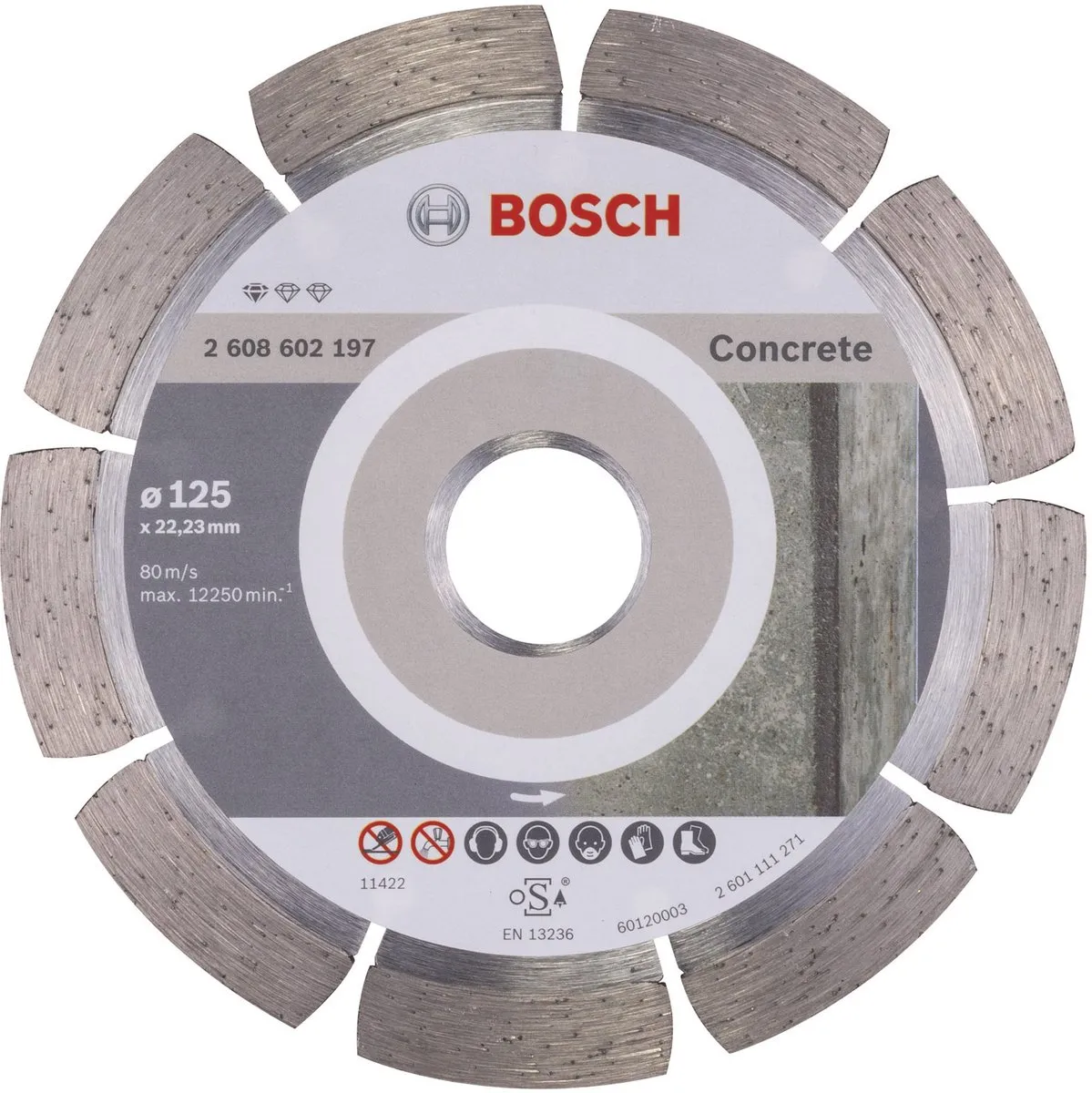 Bosch Diamantdoorslijpschijf Standard 125mm - Beton