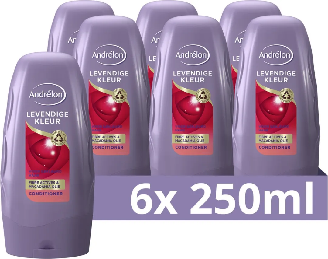 Andrélon Conditioner Levendige Kleur 6x250ml