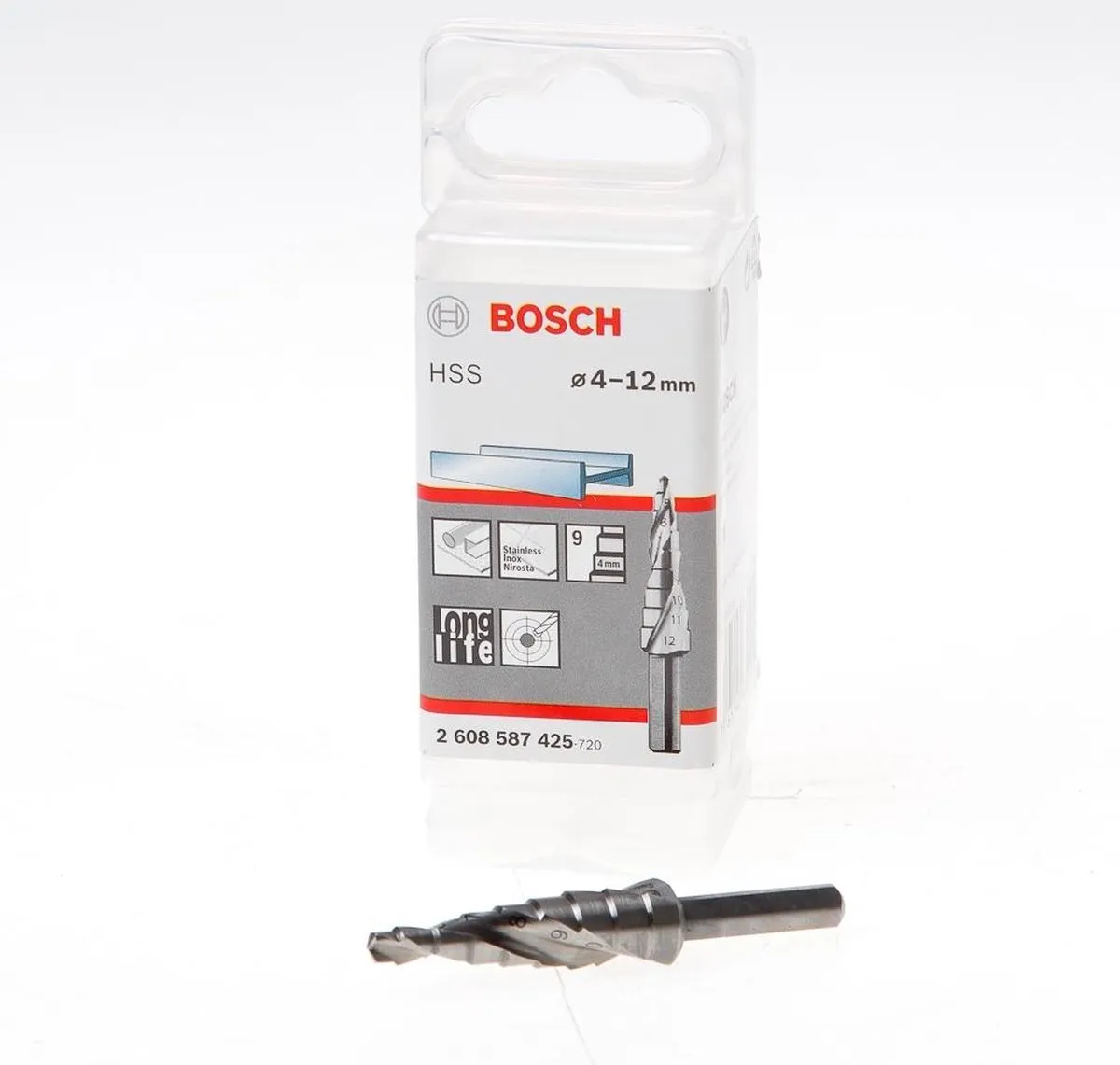 Bosch Trappenboor HSS 4-12mm - 2608587425 - afbeelding 6 van 6