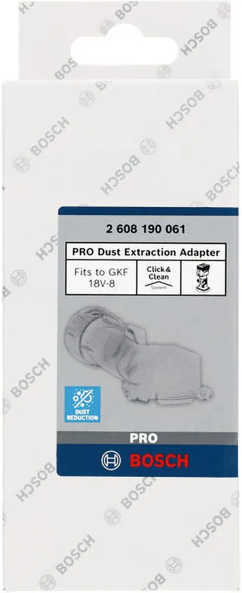 Bosch PRO Afzuigadapter Bovenfrees 2608190061