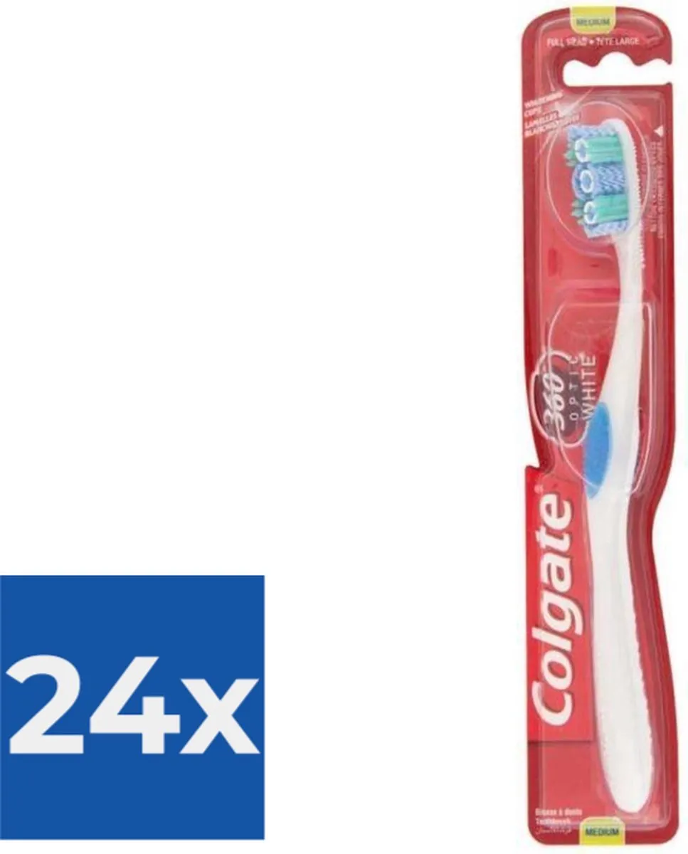 Colgate Tandenborstel 360 Optic White Medium