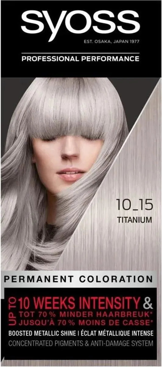 SYOSS Color Baseline 115ml Haarverf - Titanium