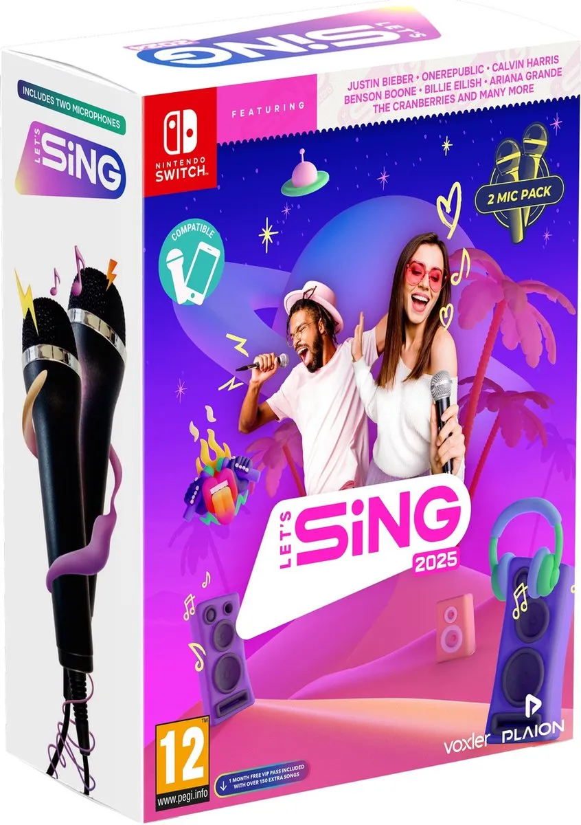 Plaion Let's Sing 2025 Nintendo Switch