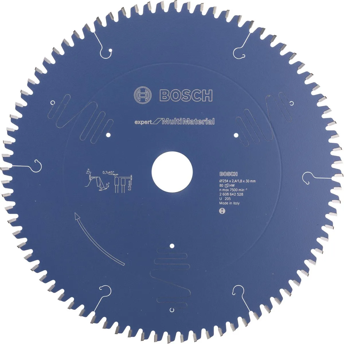 Bosch Expert Cirkelzaagblad 254mm 80 Tanden