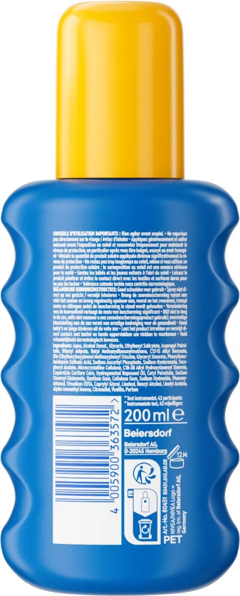 NIVEA SUN Protect & Hydrate Zonnebrandspray SPF 20 200ml