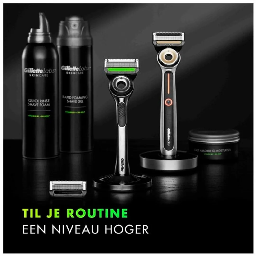 Gillette Labs Scheermesjes 4 Bladen - 3 Stuks