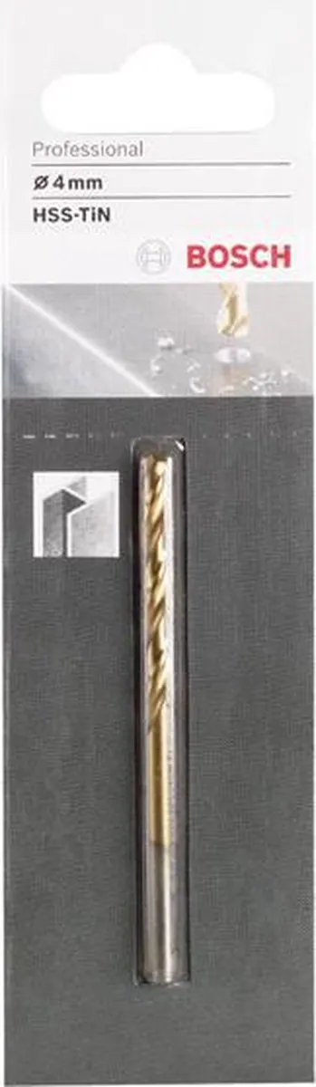 Bosch PROF. Metaalboor HSS TIN 4mm
