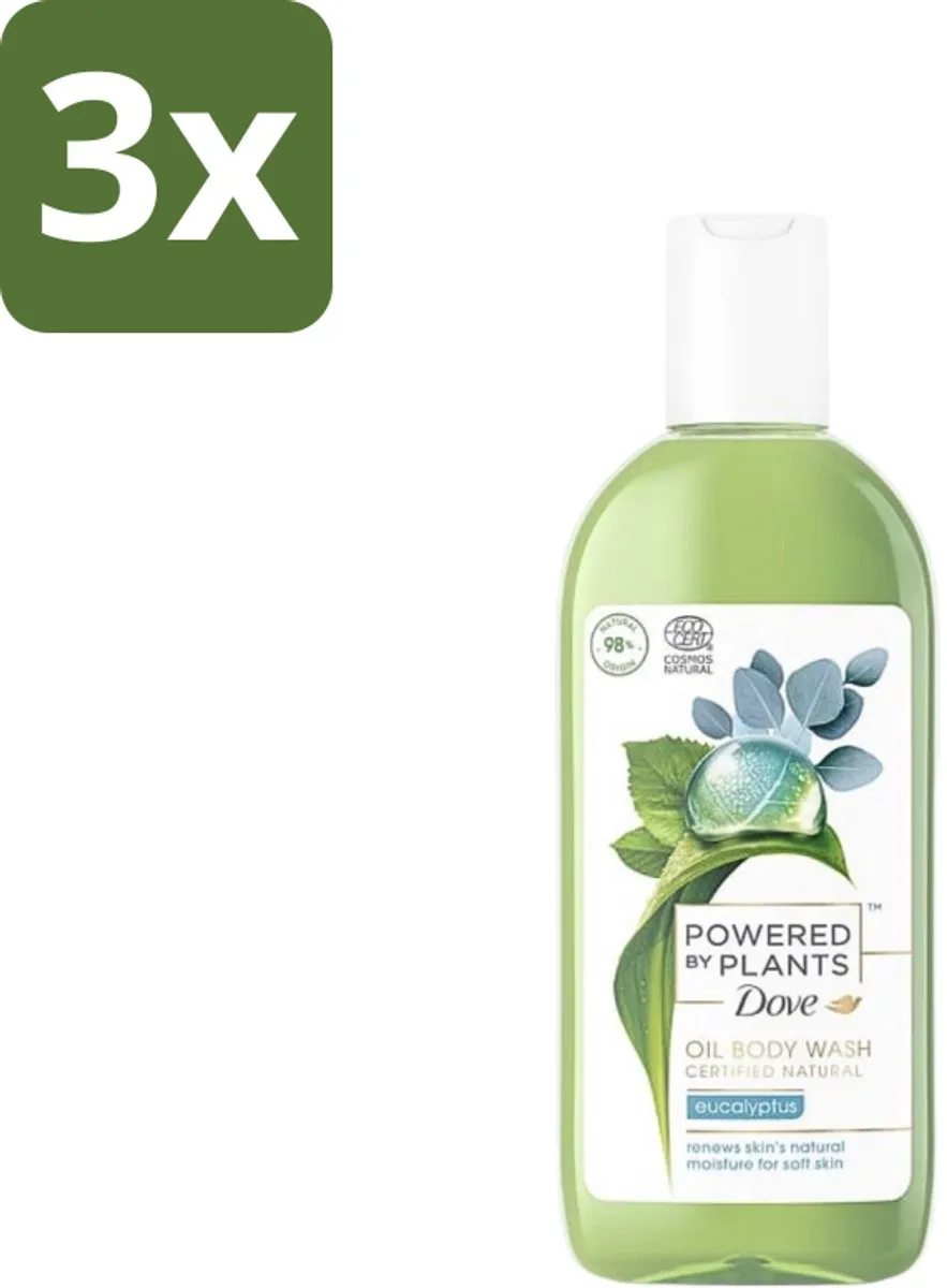 Dove Powered by Plants Body Wash Eucalyptus 750ml
