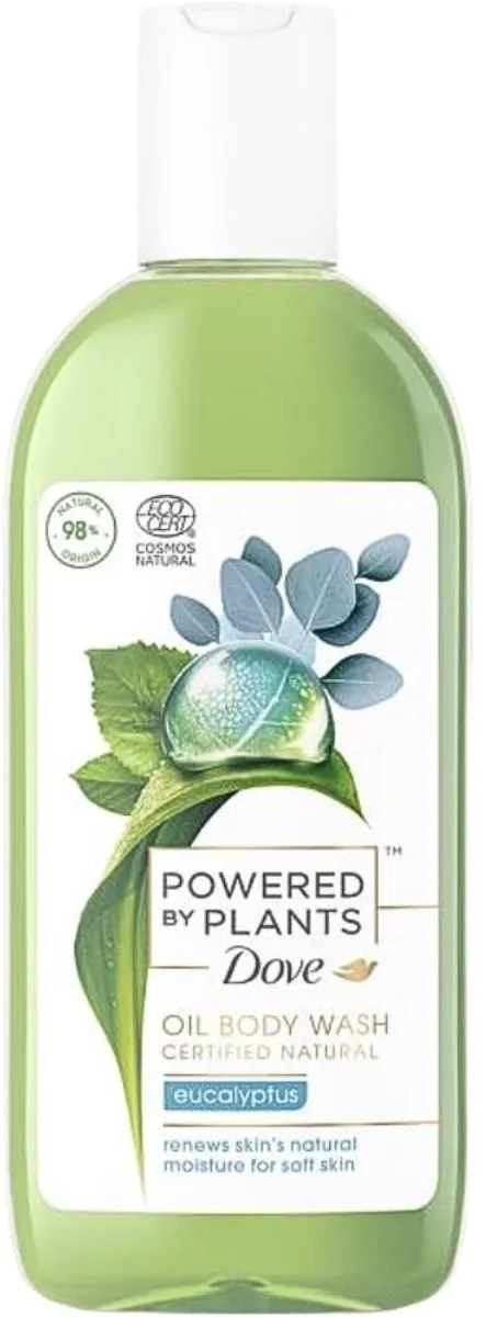 Dove Powered by Plants Body Wash Eucalyptus 750ml - 3 Stuks