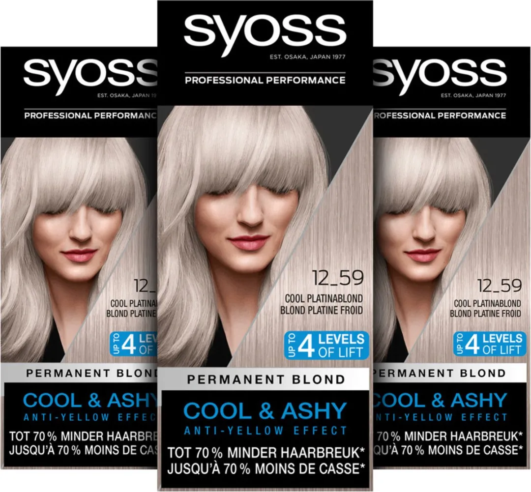 SYOSS Haarverf 12_59 Cool Platinablond - 345ml