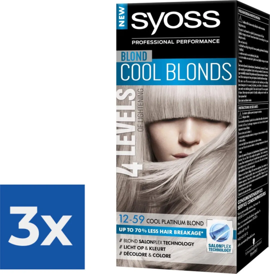 SYOSS Haarverf 12_59 Cool Platinablond
