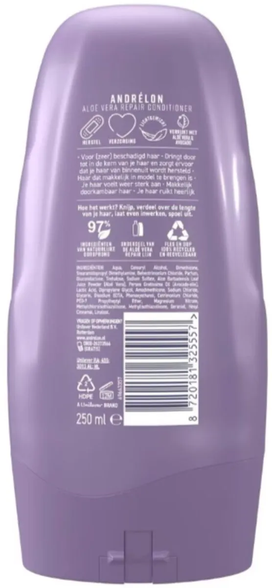 Andrélon Conditioner Aloe Vera Repair 250ml - 2 Stuks