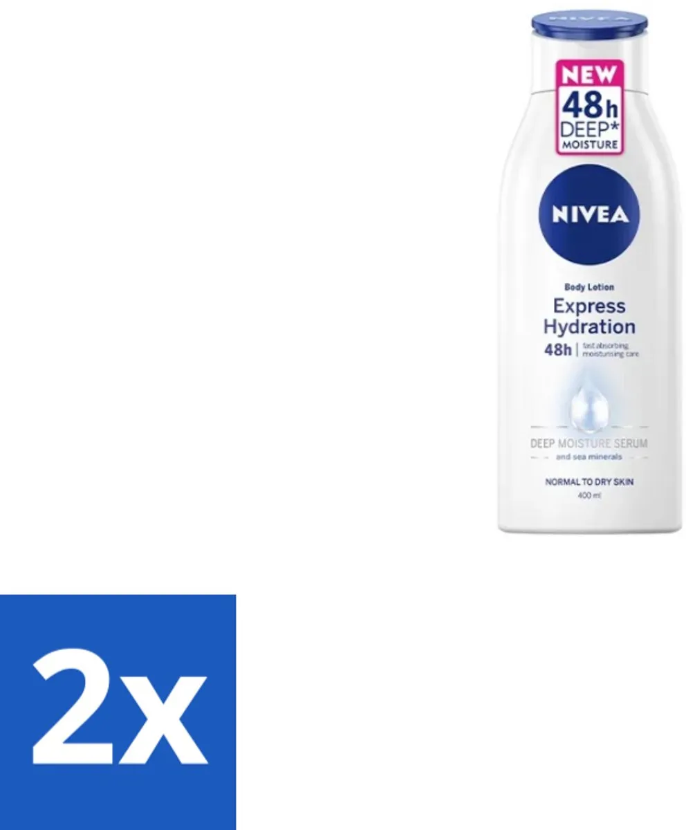 NIVEA Express Hydration 48H Bodylotion 800ml