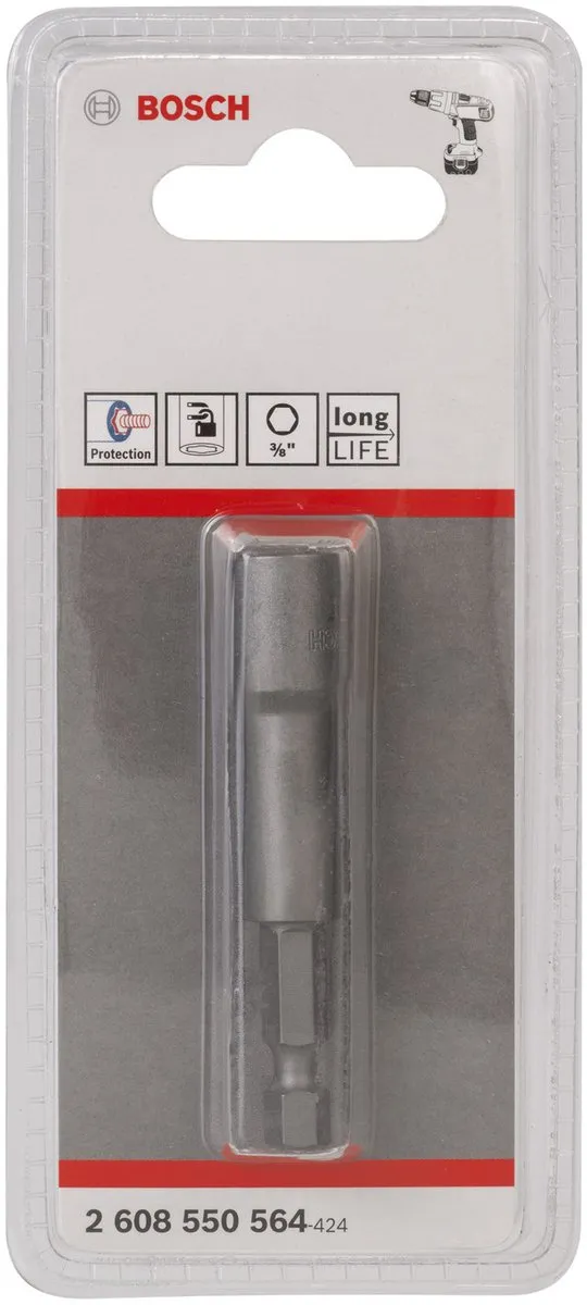 Bosch GSR6-25 Dopsleutel 65mm Magn. - 3/8"