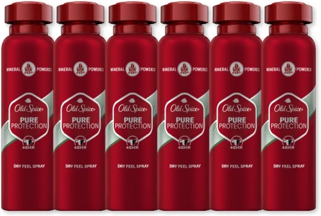 Old Spice Pure Protection Bodyspray - 6x200ml
