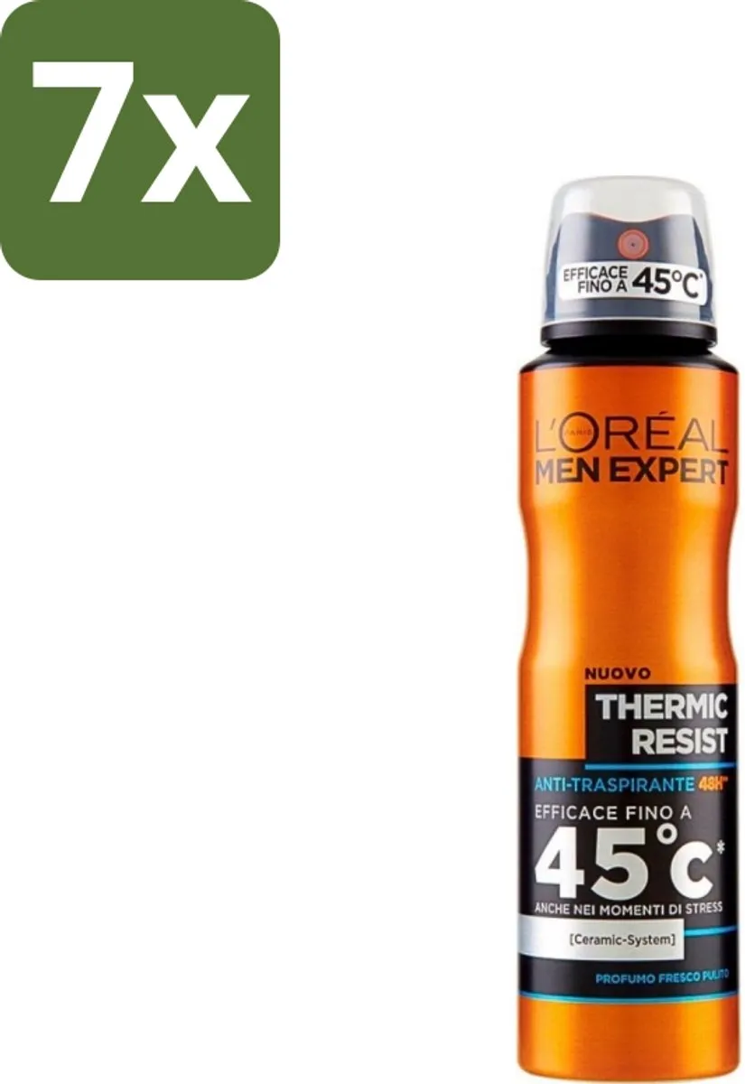 L'Oréal Men Expert Deo Spray Thermic Resist 1050ml (7x150ml)
