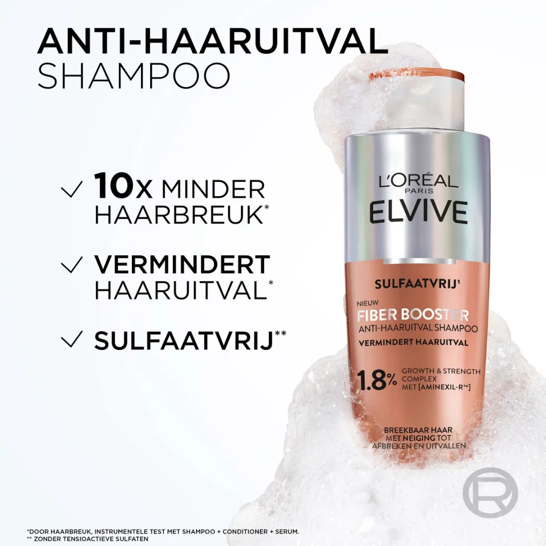 L'Oréal Paris Elvive Fiber Booster Anti-Haaruitval Shampoo 3x200ml