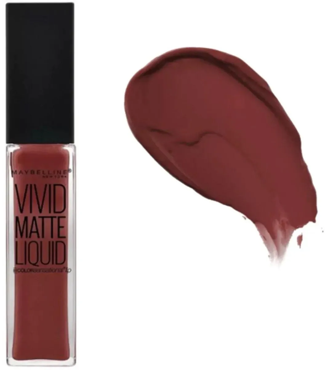 Maybelline Color Sensational Vivid Matte Lipstick 37 Coffee Buzz