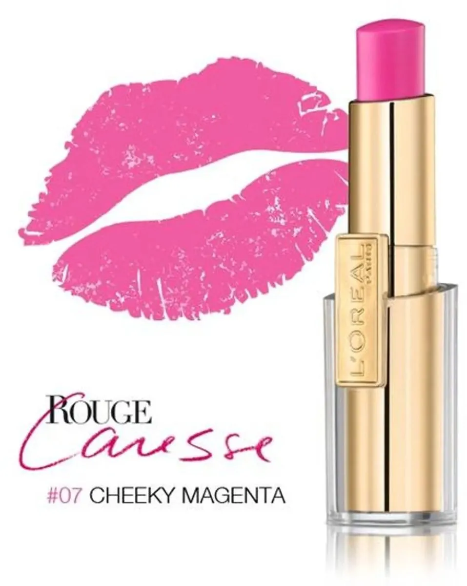L'Oréal Paris Make-Up Designer Rouge Caresse 07 Lippenstift - Magenta Roze