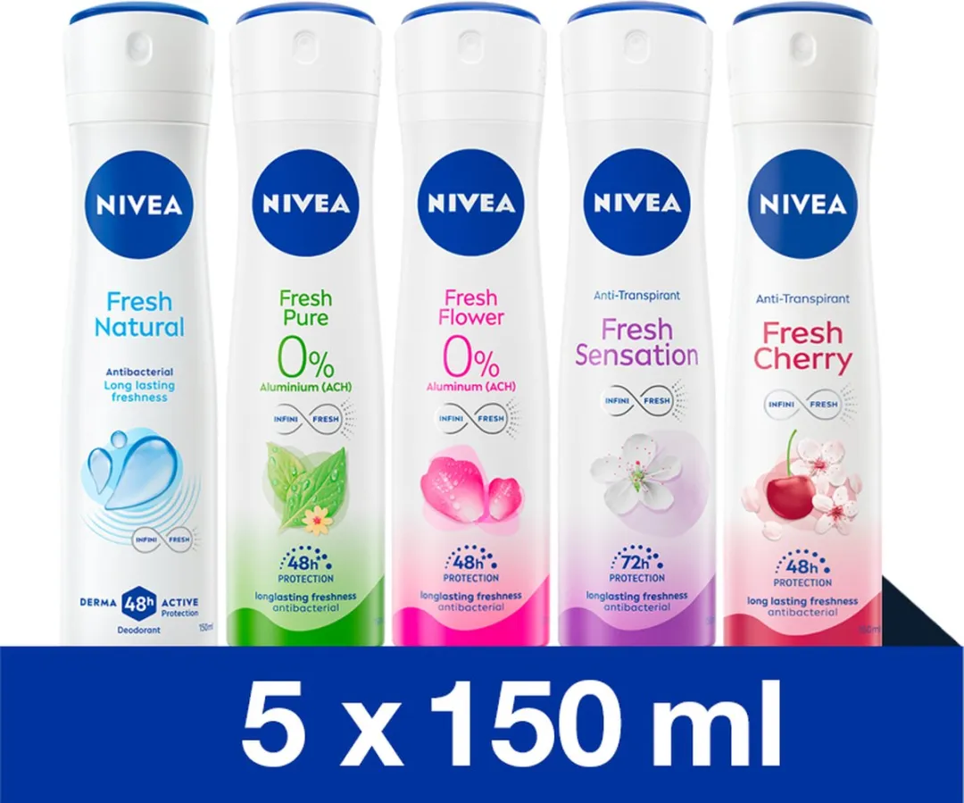 NIVEA Fresh Deodorant Spray Mixset