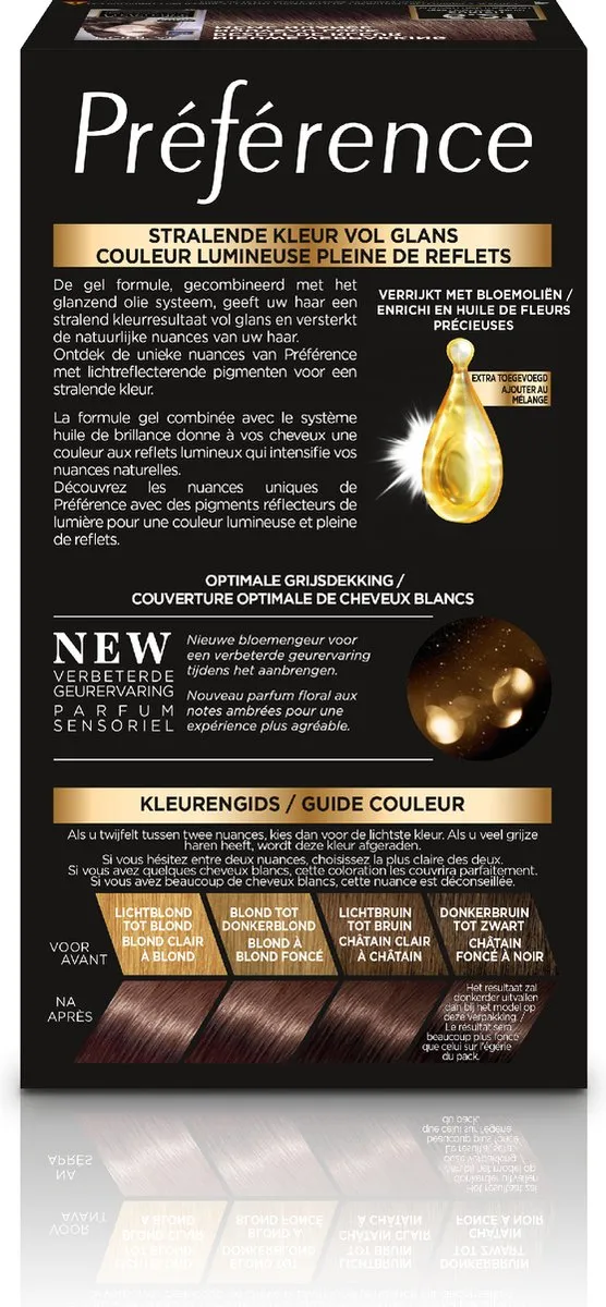 L'Oréal Paris Préférence Classic 6.21 Permanent Haarkleuring - 996ml
