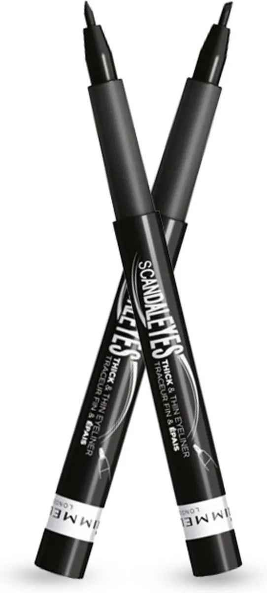 Rimmel London Thin/Thick Liquid Liner - Zwart 1.1ml